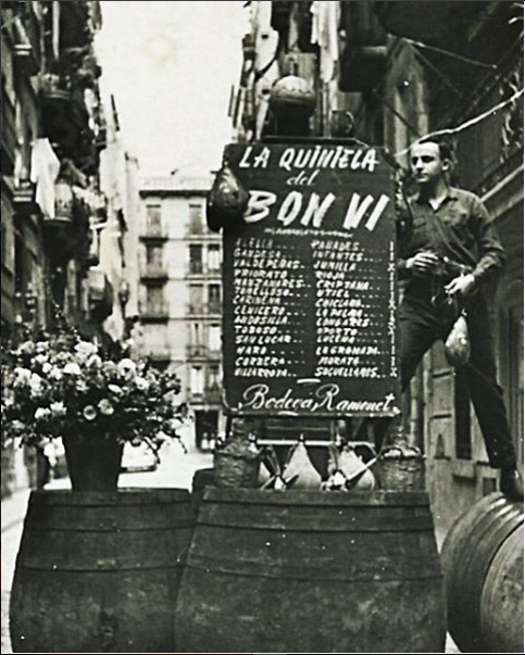 Vintage Can Ramonet en la Barceloneta