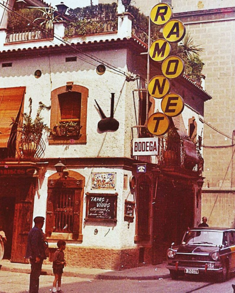 Vintage Can Ramonet en la Barceloneta